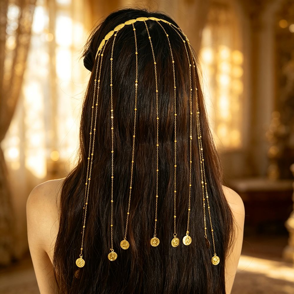 Boho Ethnic Gypsy Gold Color C - Women Fashion Photoshoot recension och pris