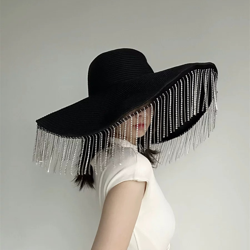 Rhinestone Tassel Oversized Br - Women Fashion Photoshoot recension och pris
