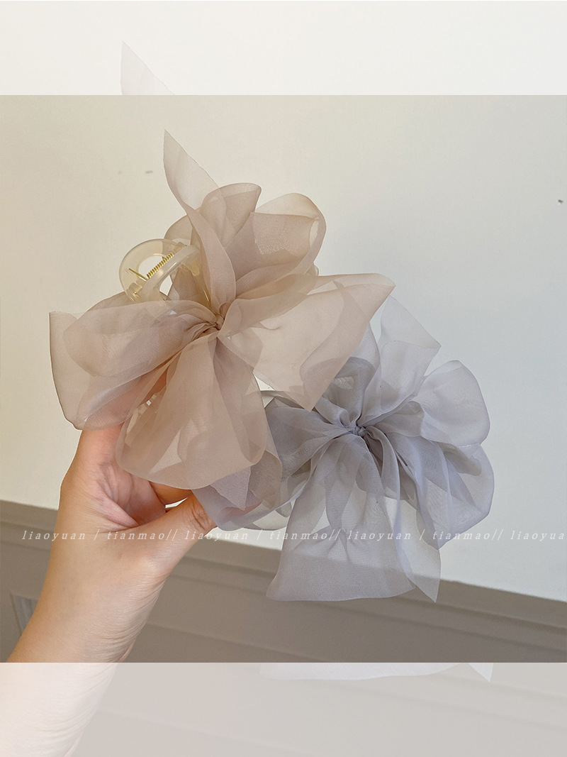 Korea Sweet Mesh Tulle Big Bow - Women'S Fashion Korea recension och pris
