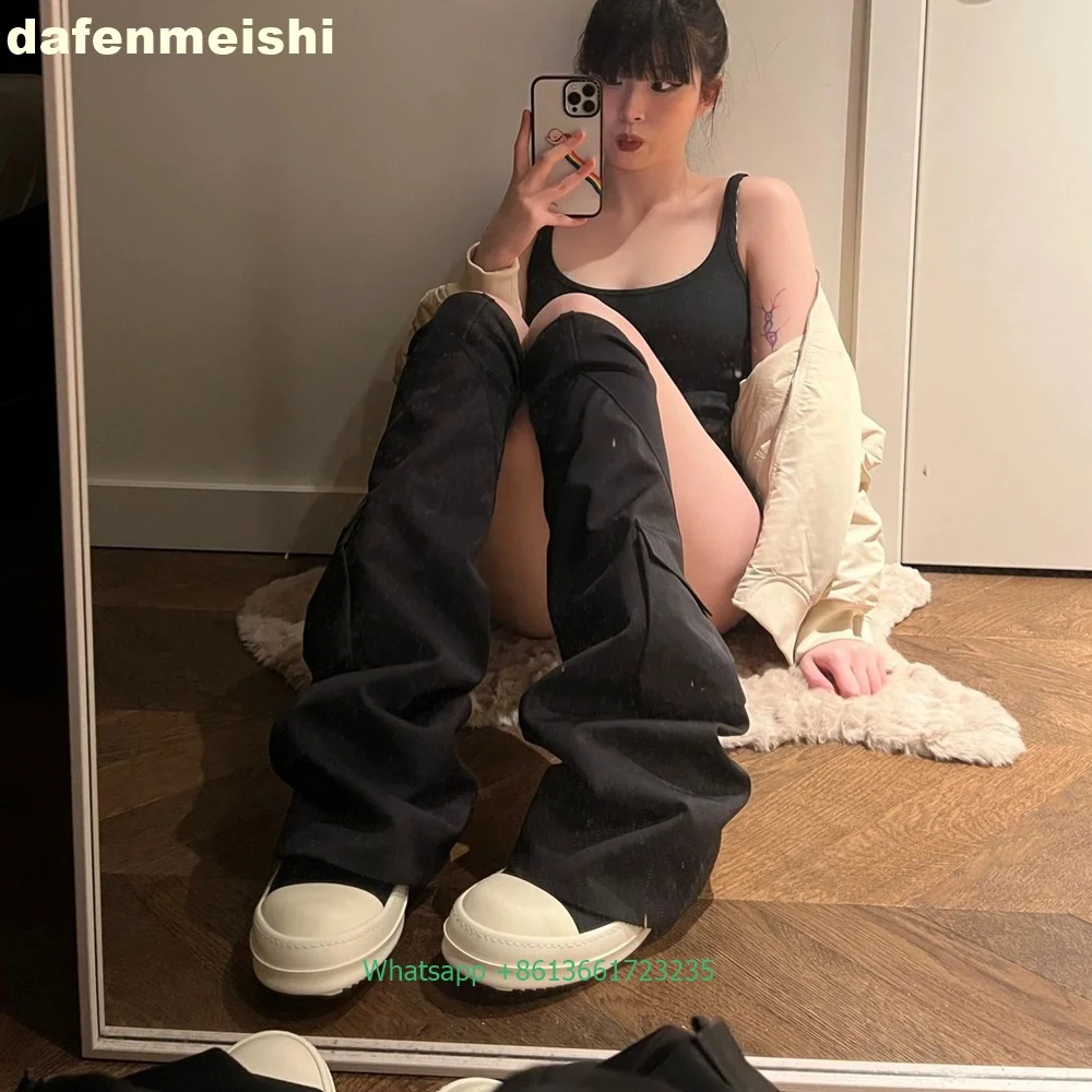 Women's Black Denim Over-The-K - Women'S Fashion Knee High Boots recension och pris