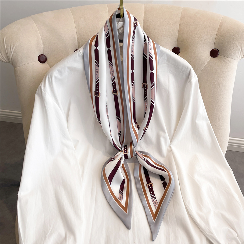 Fashion Print Long Silk Scarf  - Women Fashion Necktie recension och pris