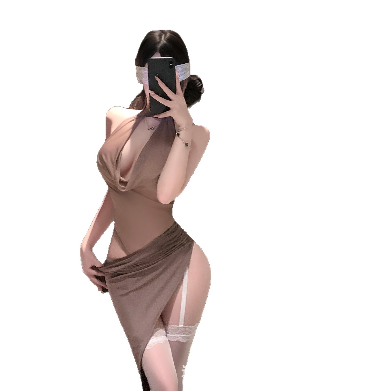 Sexy Office Secretary Cosplay  - Lace Trim Cami recension och pris