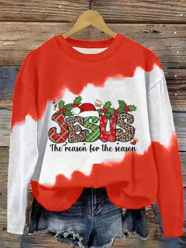 Women Christmas Tie Dye Sweats - Women Fashion Necktie recension och pris