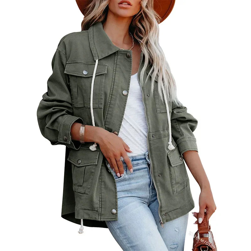 2025 Ladies Solid Color Jacket - Women'S Fashion Vest Tops recension och pris