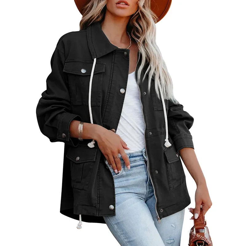 2025 Ladies Solid Color Jacket - Women'S Fashion Vest Tops recension och pris